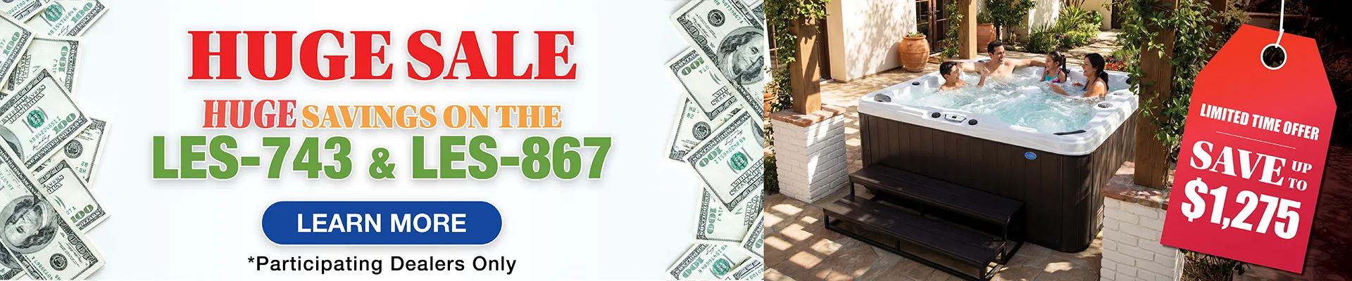 Calspas hot tub being used in a family setting - New Brunswick